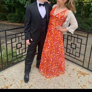 Dress the Population Ariyah Sequin Embroidered Ballgown